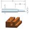 Vermont American 3/16 in. D X 2 in. L Carbide Tipped 1-Flute Straight Router Bit 23101 - alternate 1
